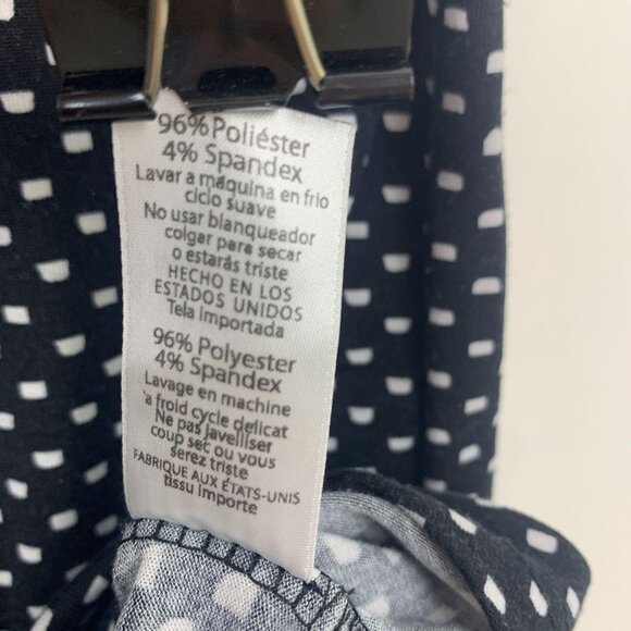 LuLaRoe Womens XXS Perfect T Tunic Top Short Sleeve HiLo Black White Brown Black - Picture 10 of 12